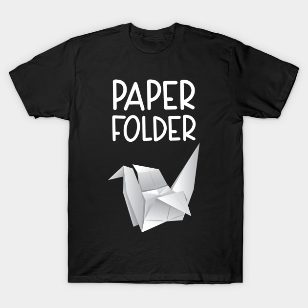 Origami Hobby Paper Folder Crane Women Men Kids Color Japan T-Shirt by Shirtsurf